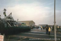 BH7 being moved to The Hovercraft Museum